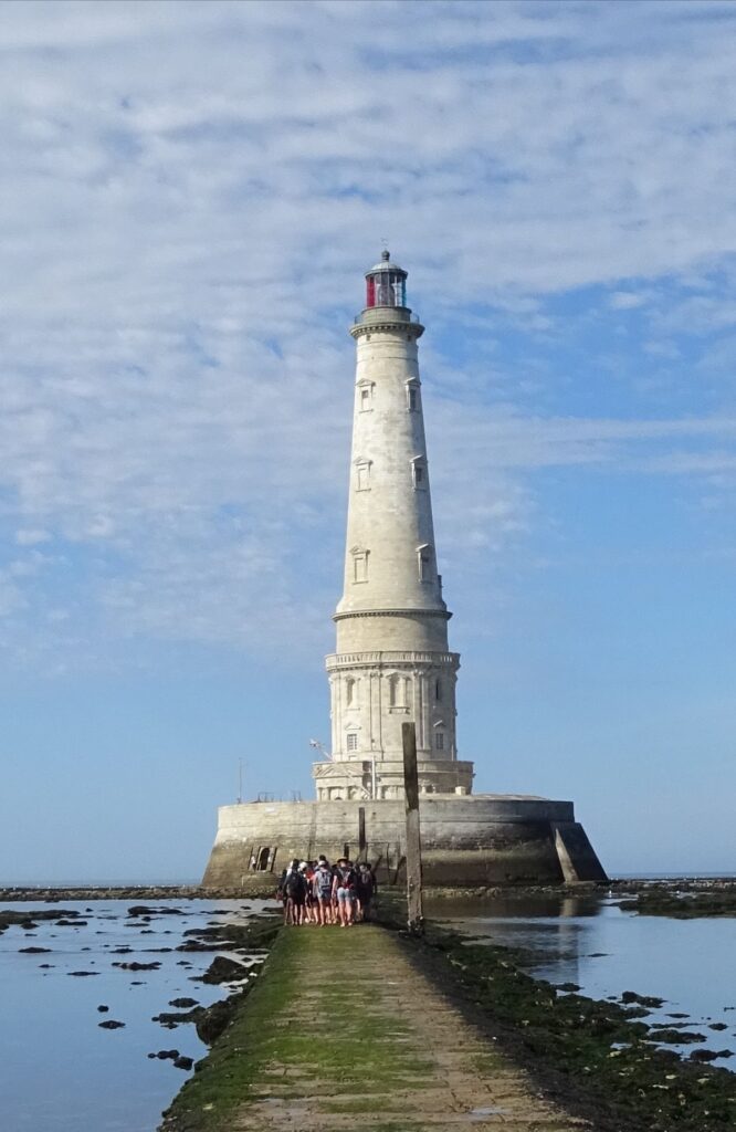Phare de Cordouan à marrée basse.